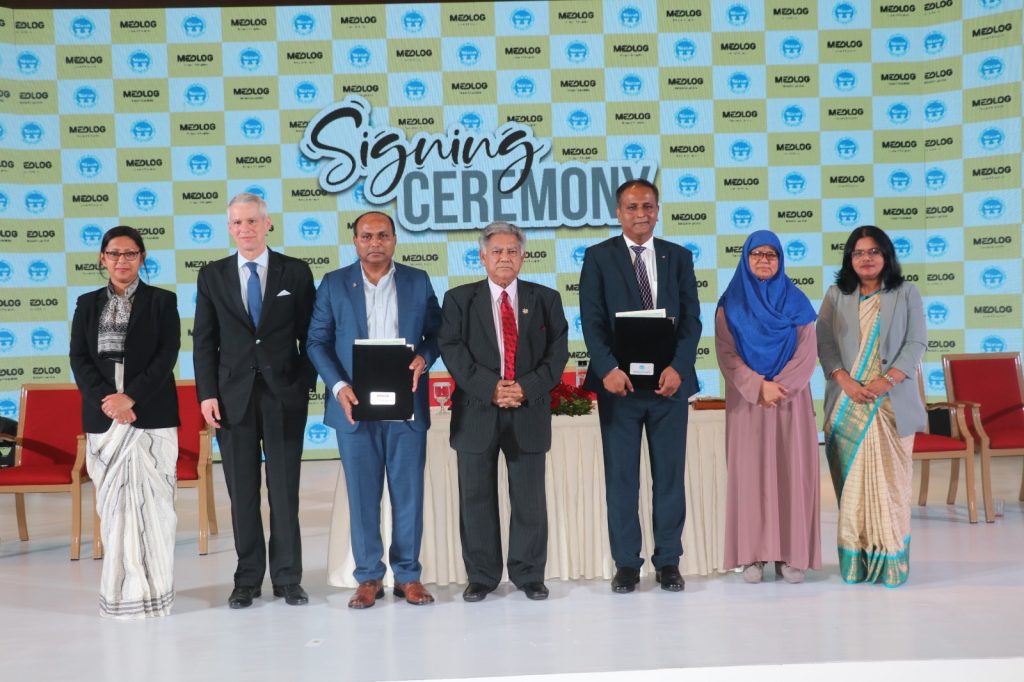 পানগাঁও অভ্যন্তরীণ কন্টেইনার টার্মিনাল ব্যবস্হাপনায় সুইজারল্যান্ডভিত্তিক মেডলগের সাথে চুক্তি স্বাক্ষর