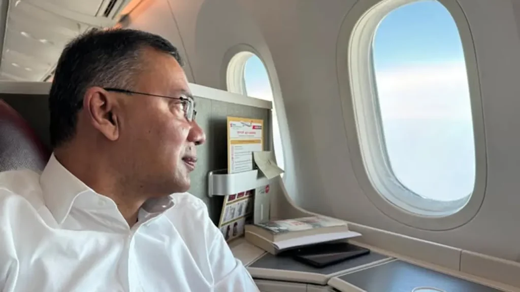 ঢাকার পথে তারেক রহমান