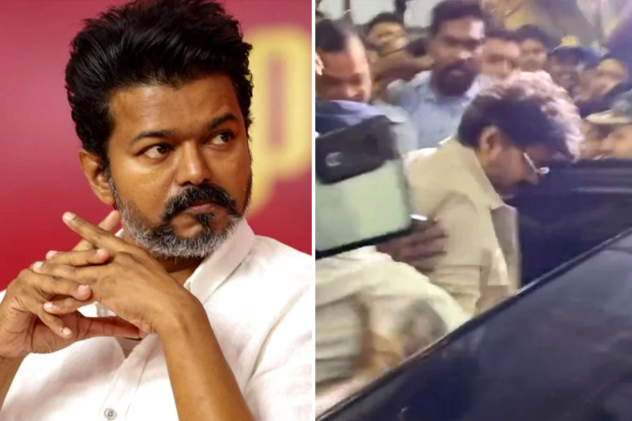 বিজয়কে ঘিরে ফের পদপিষ্ট পরিস্থিতি!