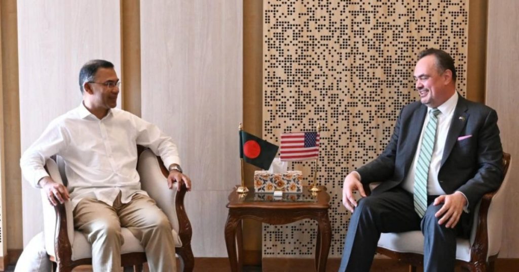 প্রধানমন্ত্রীর সঙ্গে মার্কিন রাষ্ট্রদূতের সৌজন্য সাক্ষাৎ