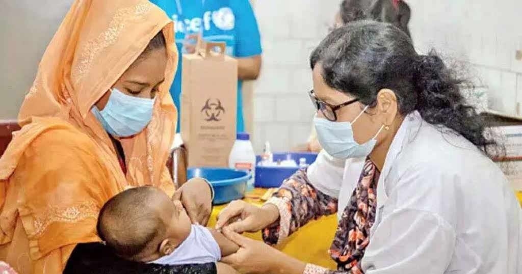 ১ আগস্ট থেকে ১৫ মাস বয়সী শিশুরা পাবে টাইফয়েড টিকা